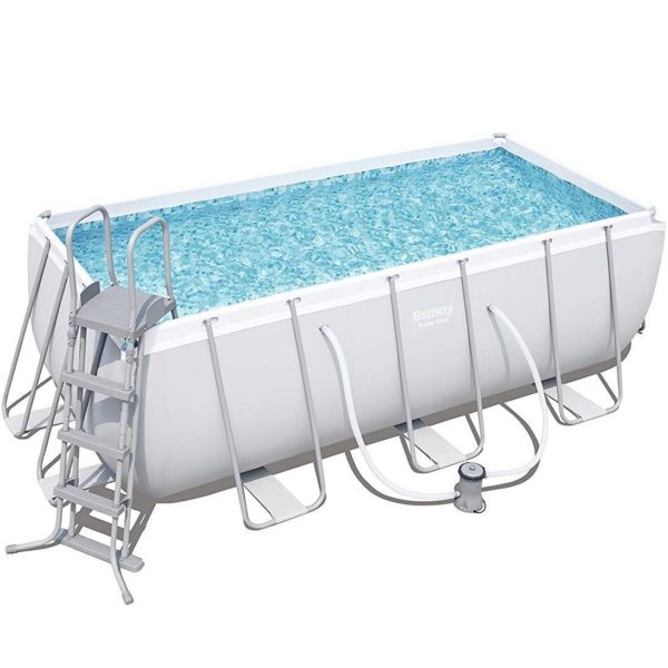 bestway 56456 Bestway 56456 13ft 6 Rectangular Swimming Pool 412x2.01x122cm