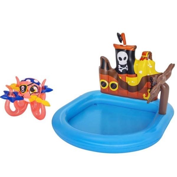 bestway pirate ship inflatable paddling pool 6 Bestway 52211 Pirate Ship Inflatable Kids Paddling Pool